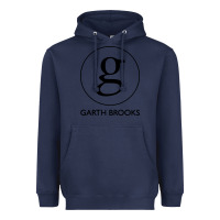 Navy garth brooks Heavyweight Hoodie - linhVisuals