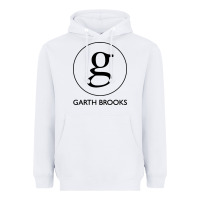 White garth brooks Heavyweight Hoodie - linhVisuals