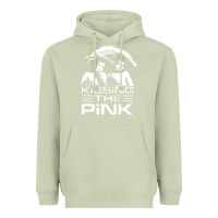 Matcha gift for men kissing the pink Heavyweight Hoodie - linhVisuals