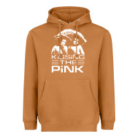 Meerkat gift for men kissing the pink Heavyweight Hoodie - linhVisuals