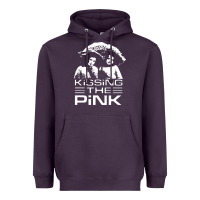 Plum gift for men kissing the pink Heavyweight Hoodie - linhVisuals