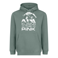 Sage gift for men kissing the pink Heavyweight Hoodie - linhVisuals