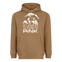 Toasted Coconut gift for men kissing the pink Heavyweight Hoodie - linhVisuals
