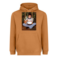 Meerkat johnny cash eating cake in a bush Heavyweight Hoodie - linhVisuals