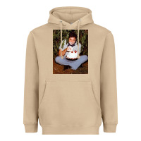 Mushroom johnny cash eating cake in a bush Heavyweight Hoodie - linhVisuals