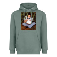 Sage johnny cash eating cake in a bush Heavyweight Hoodie - linhVisuals