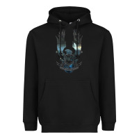 Black unsc Heavyweight Hoodie - linhVisuals