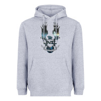 Heather Grey unsc Heavyweight Hoodie - linhVisuals
