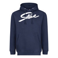 Navy Stowe Heavyweight Hoodie - linhVisuals