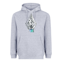 Heather Grey volcom Heavyweight Hoodie - linhVisuals