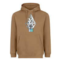 Toasted Coconut volcom Heavyweight Hoodie - linhVisuals