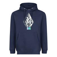 Navy volcom Heavyweight Hoodie - linhVisuals