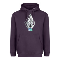 Plum volcom Heavyweight Hoodie - linhVisuals