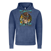 Vintage Denim Cowboys Don't Die Vintage Hoodie - FaDigitalArtStudio