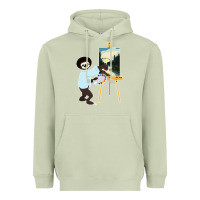 Matcha bob sloth Heavyweight Hoodie - linhVisuals
