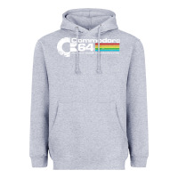 Heather Grey #commodore 64 Heavyweight Hoodie - linhVisuals