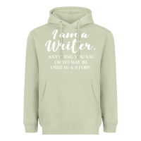 Matcha i am a writer Heavyweight Hoodie - linhVisuals