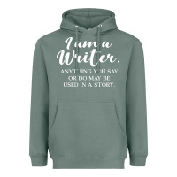 Sage i am a writer Heavyweight Hoodie - linhVisuals