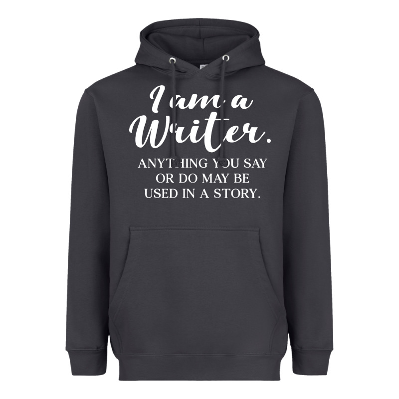I Am A Writer Heavyweight Hoodie by linhVisuals | Teevron