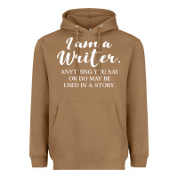 Toasted Coconut i am a writer Heavyweight Hoodie - linhVisuals