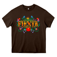 Chocolate Brown fiesta cinco de mayo Heavy Core Tee - CowGirlArtShop