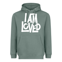 Sage i am loved Heavyweight Hoodie - linhVisuals