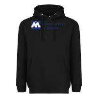 Black University of Mary, Apparel Heavyweight Hoodie - linhVisuals