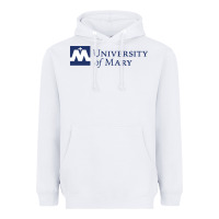 White University of Mary, Apparel Heavyweight Hoodie - linhVisuals