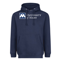 Navy University of Mary, Apparel Heavyweight Hoodie - linhVisuals