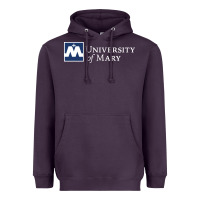 Plum University of Mary, Apparel Heavyweight Hoodie - linhVisuals