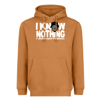 Meerkat i know nothing Heavyweight Hoodie - linhVisuals