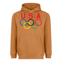 Meerkat OLYMPIC RINGS Heavyweight Hoodie - linhVisuals
