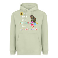 Matcha funny be a green cheek conure parrot bird mom mother sweatshirt Heavyweight Hoodie - linhVisuals