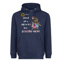 Navy funny be a green cheek conure parrot bird mom mother sweatshirt Heavyweight Hoodie - linhVisuals