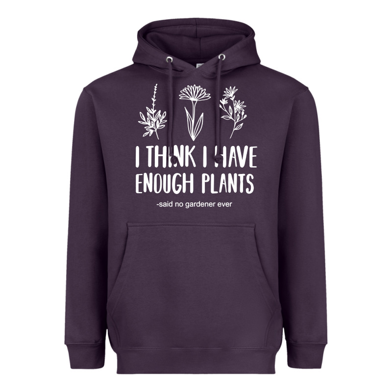 I Think I Have Enough Plants Heavyweight Hoodie by linhVisuals | Teevron