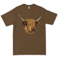 Cacao highland cow Premium Tee - RanaPortraitStore