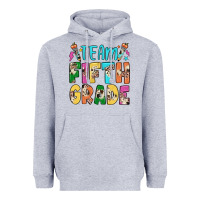 Heather Grey team fifth grade Heavyweight Hoodie - JahusDesignShop
