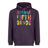 Plum team fifth grade Heavyweight Hoodie - JahusDesignShop