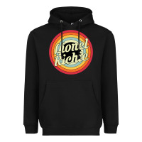 Black lionel richie Heavyweight Hoodie - linhVisuals