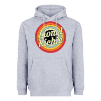 Heather Grey lionel richie Heavyweight Hoodie - linhVisuals