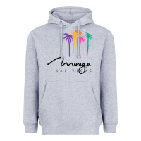 Heather Grey mirage Heavyweight Hoodie - linhVisuals