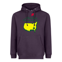 Plum MASTERS TOURNAMENT GOLF Heavyweight Hoodie - linhVisuals