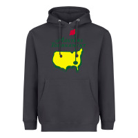 Smoke MASTERS TOURNAMENT GOLF Heavyweight Hoodie - linhVisuals
