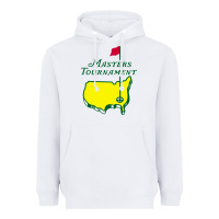White MASTERS TOURNAMENT GOLF Heavyweight Hoodie - linhVisuals