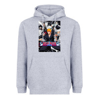 Heather Grey Bleachs Anime Heavyweight Hoodie - linhVisuals