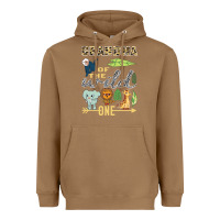 Toasted Coconut grandma of the wild one zoo mother birthday safari jungle long sleeve Heavyweight Hoodie - linhVisuals