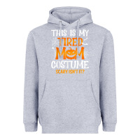 Heather Grey halloween mom shirts funny this is my tired mom costume t shirt Heavyweight Hoodie - linhVisuals