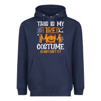 Navy halloween mom shirts funny this is my tired mom costume t shirt Heavyweight Hoodie - linhVisuals