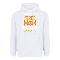 White halloween mom shirts funny this is my tired mom costume t shirt Heavyweight Hoodie - linhVisuals