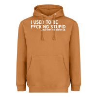 Meerkat i used to be f cking stupid Heavyweight Hoodie - linhVisuals